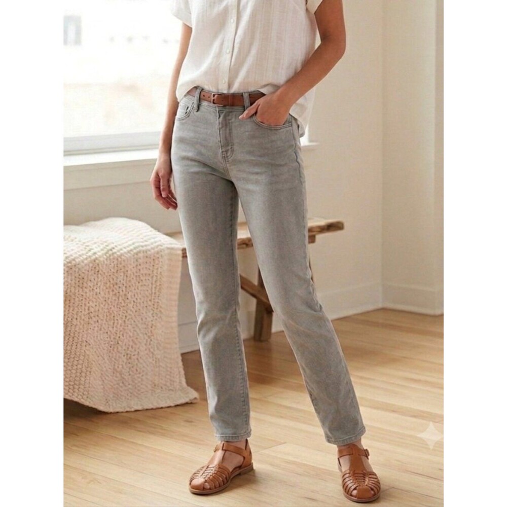 Banana Republic Grey Straight Leg Jeans Size 29 Streetwear Indie Sleaze Casual